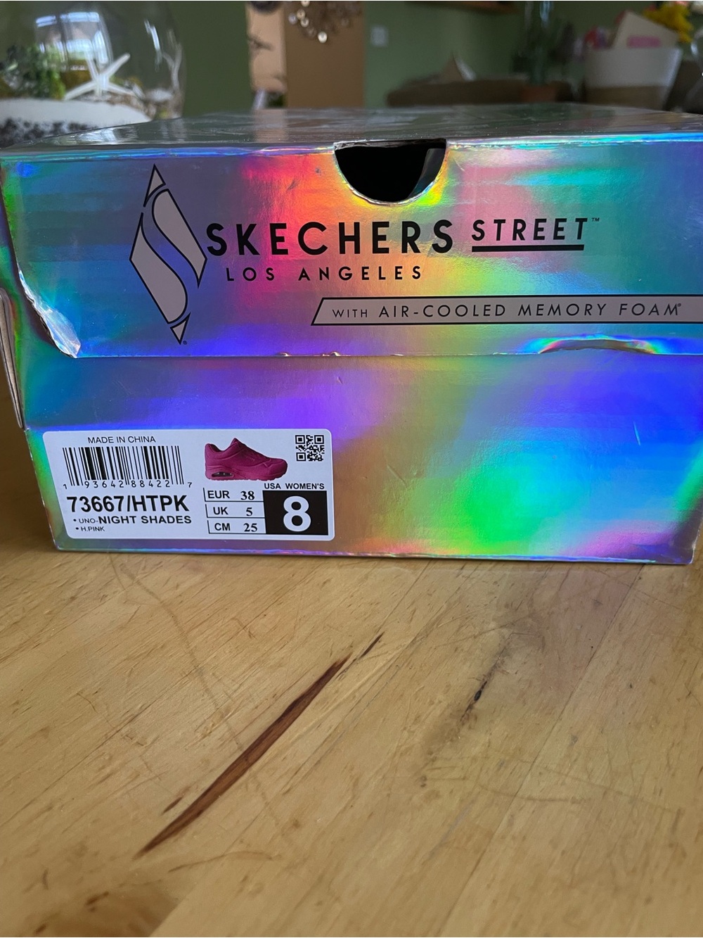 🩷🩷🩷Skechers Women's Neon Pink Platform Lace-Up Sneakers Size 8🩷🩷🩷 - Picture 6 of 6